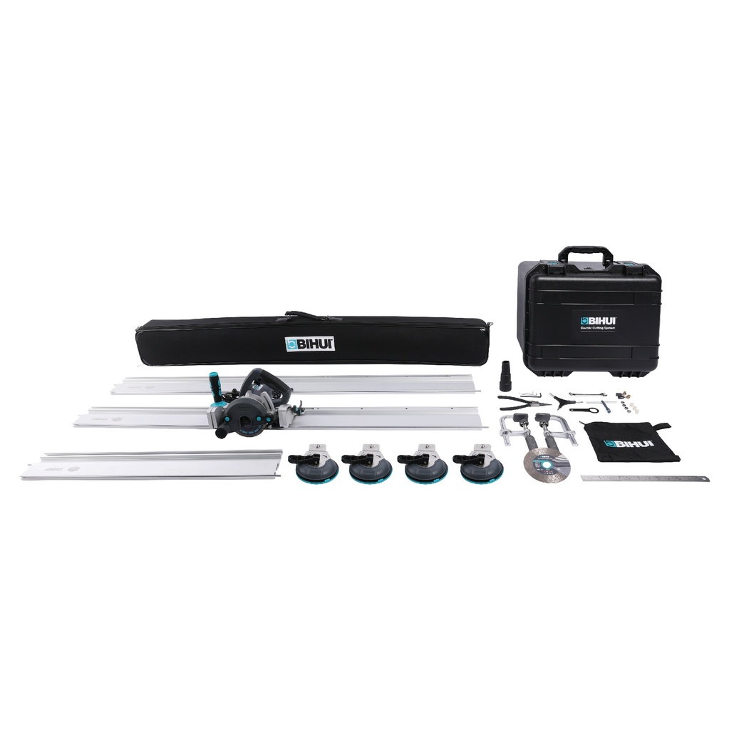 BIHUI LFECMR – Coupe-carrelage électrique 1500 W avec rails et ventouses
