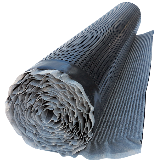 [A390120200] Natte de drainage avec filtre 2m x 20m
