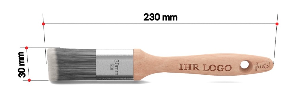 Pinceau à vernir INOX 30mm