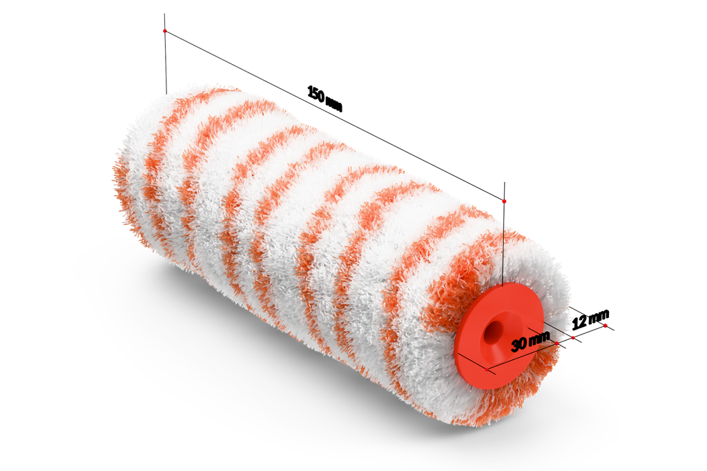 [1651-16] Rouleau radiateur largeur 16cm PolyTop 12 BIG