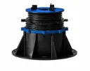 Höhenverstellbarer selbstnivellierender Stelzlagerfuß 67–157 mm
