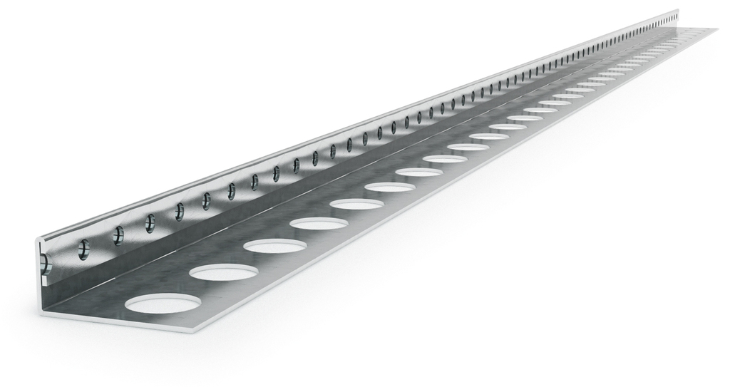 [1175/250] Baguette d'extrémité en acier galv. 1175 GKP 12.5mm (2500 mm)