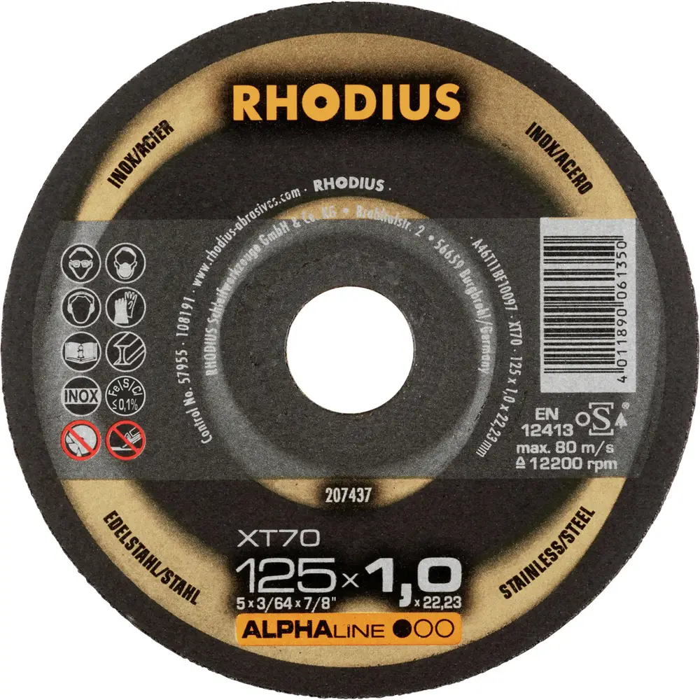Rhodius XT 70 Trennscheibe 125 mm