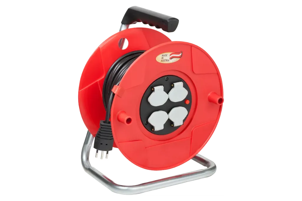 Brennenstuhl Eco Line Kabelrolle – 4 Steckdosen T13