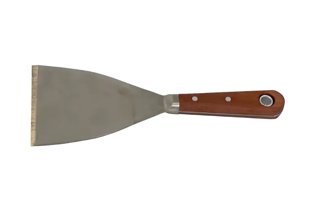 Spatule de peintre anglaise professionnelle avec manche en palissandre