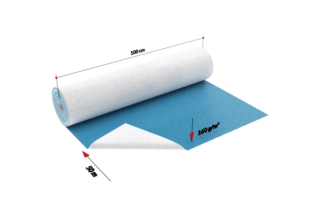 [5001] BLUEMAT-Floor Abdeckvlies blau atmungsaktiv 160g/m²